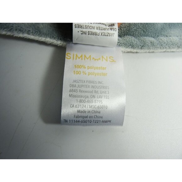 Simmons Koala Bear Gray Lovey Security Blanket Plush Stuffed Animal - Picture 6 of 7